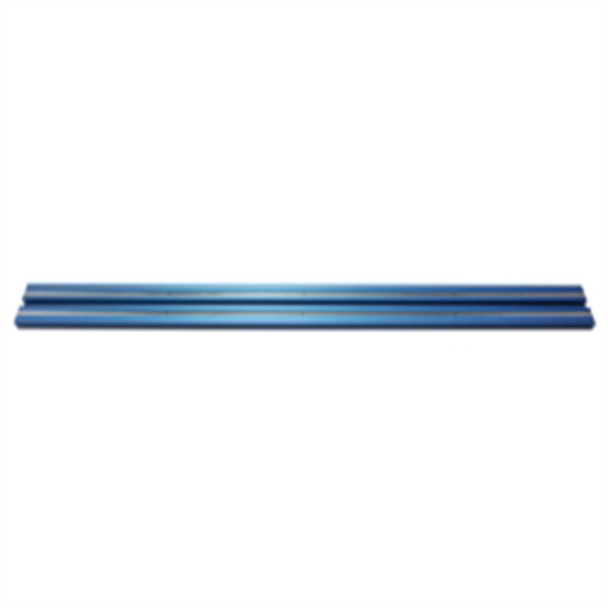 VIM Tools Magrail Magnetic Track — 8in., Low Profile, No Studs, Blue, Model# VIMMR8B